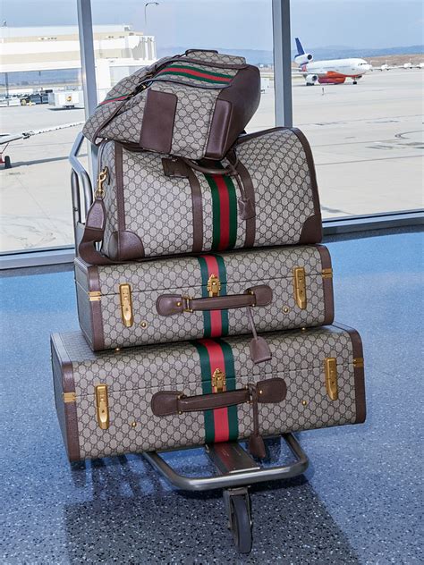 gucci luggage set for sale